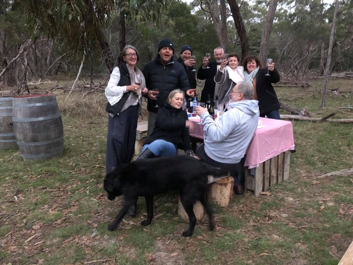 bush wine and chocolate guests