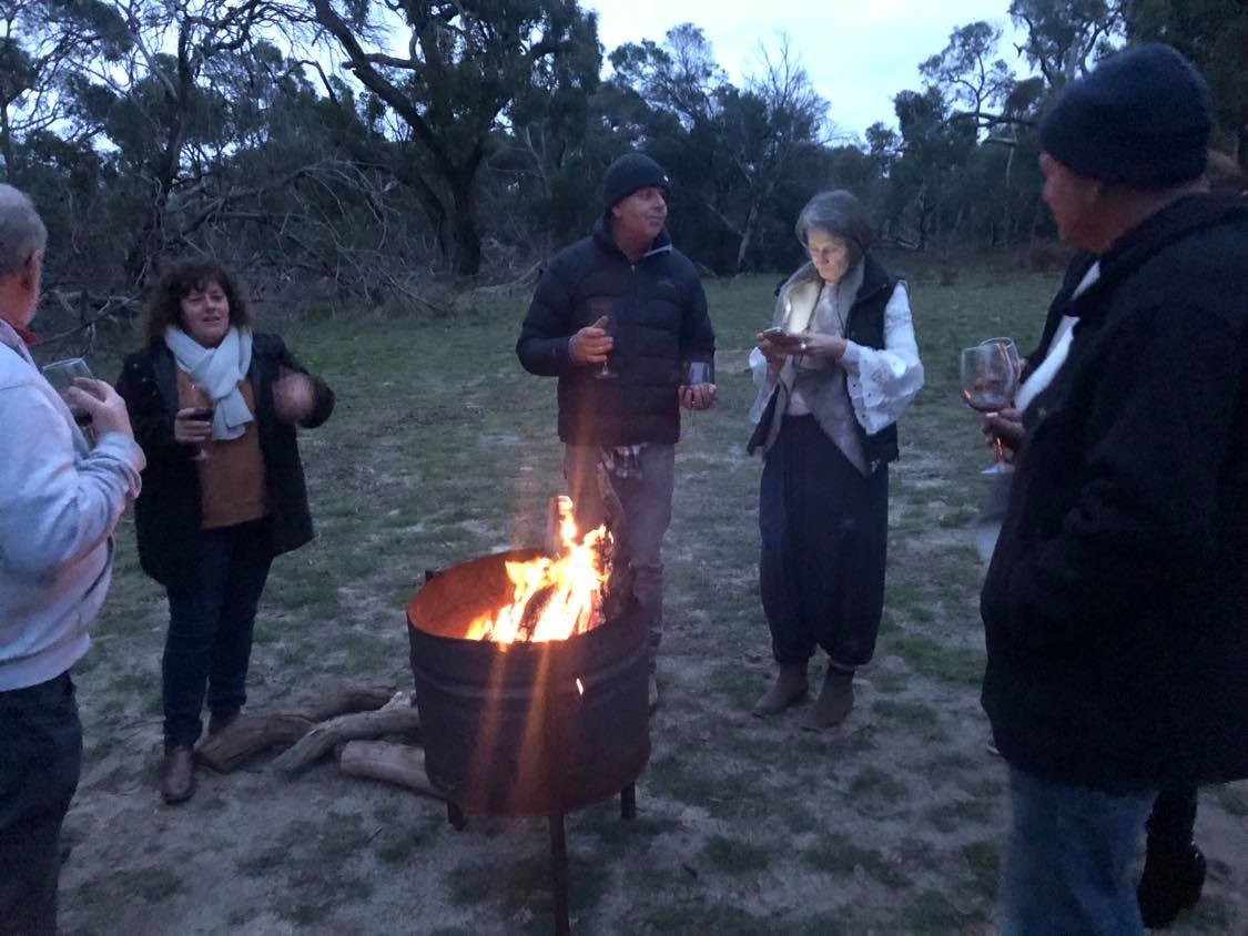 fire campfire in the bush